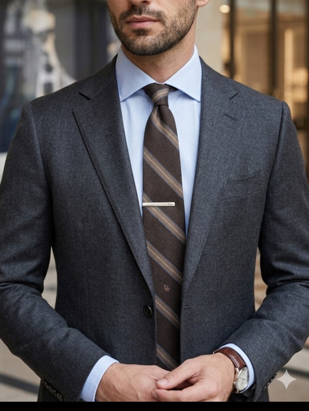 Christian Dior Tie. Tie Clip NOT INCLUDED